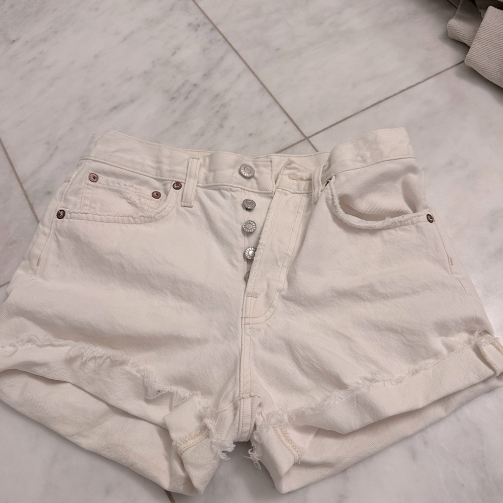 Agolde White jeans shorts